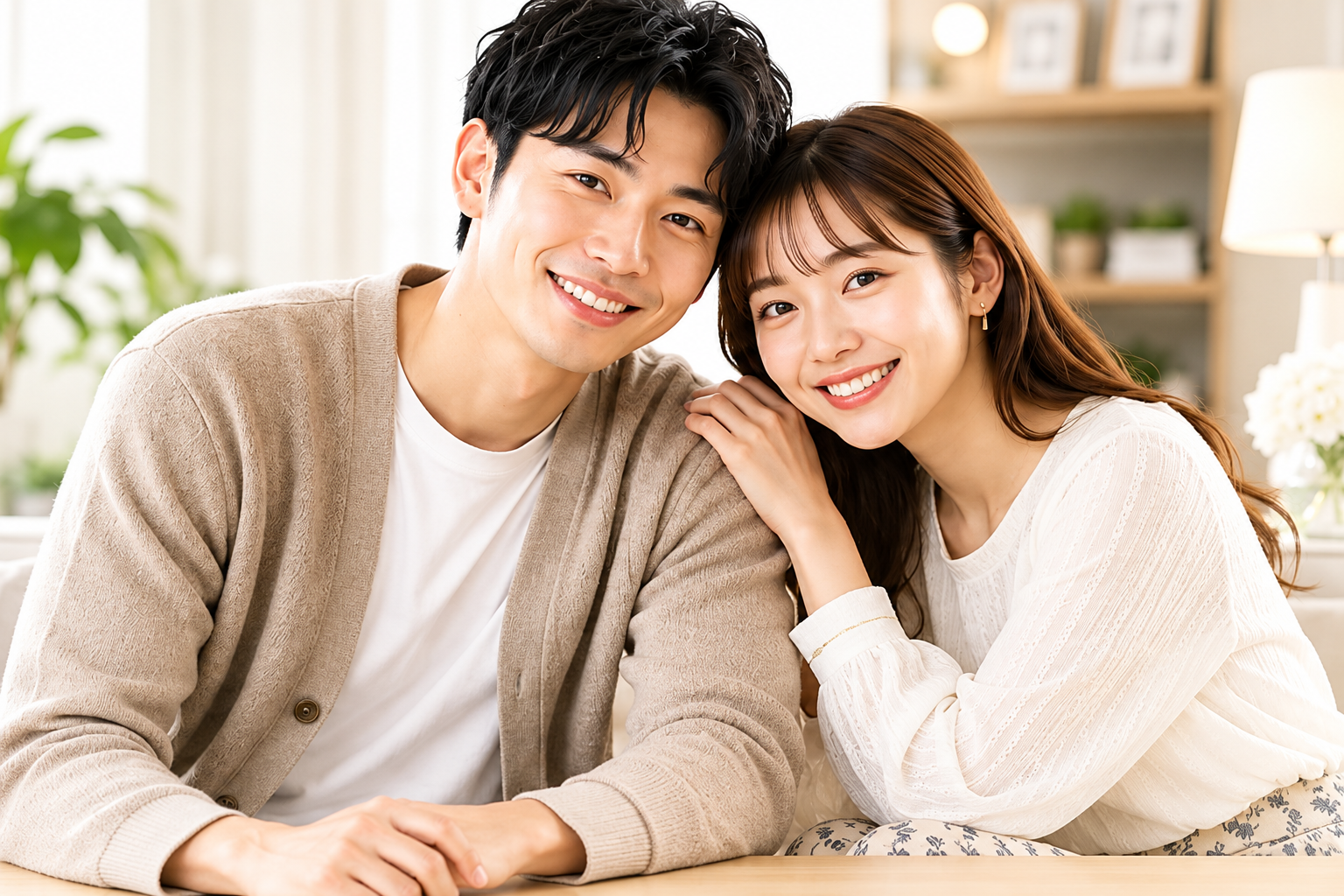 将来の資産設計を考える夫婦のイメージ